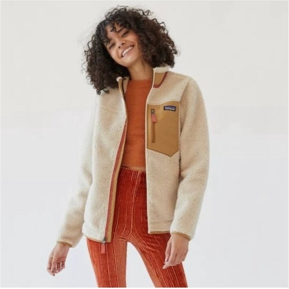 Patagonia Jackets & Blazers - Patagonia Classic Retro-X Jacket Natural with Nest Brown XL